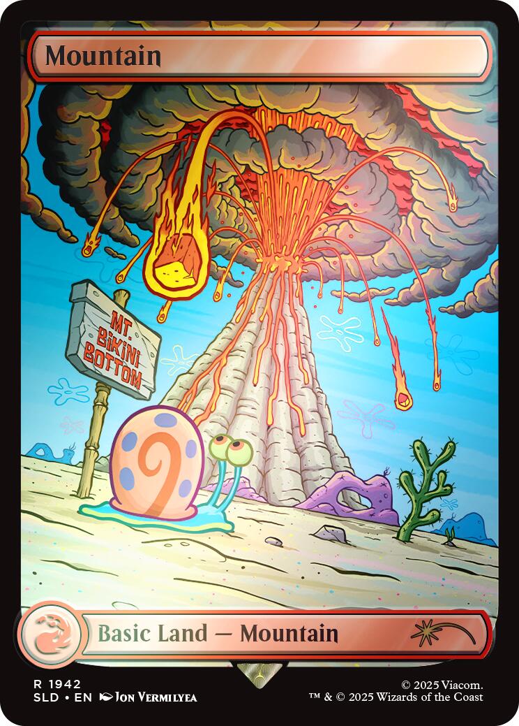 Mountain (1942) (Rainbow Foil) [Secret Lair Drop Series] | Card Merchant Takapuna