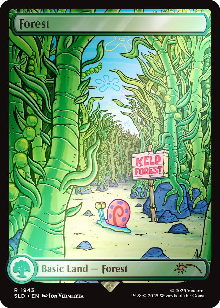 Forest (1943) (Rainbow Foil) [Secret Lair Drop Series] | Card Merchant Takapuna