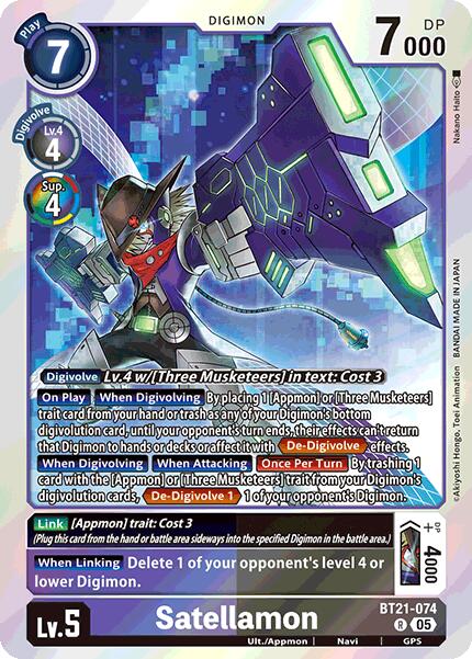 Satellamon [BT21-074] [World Convergence] | Card Merchant Takapuna