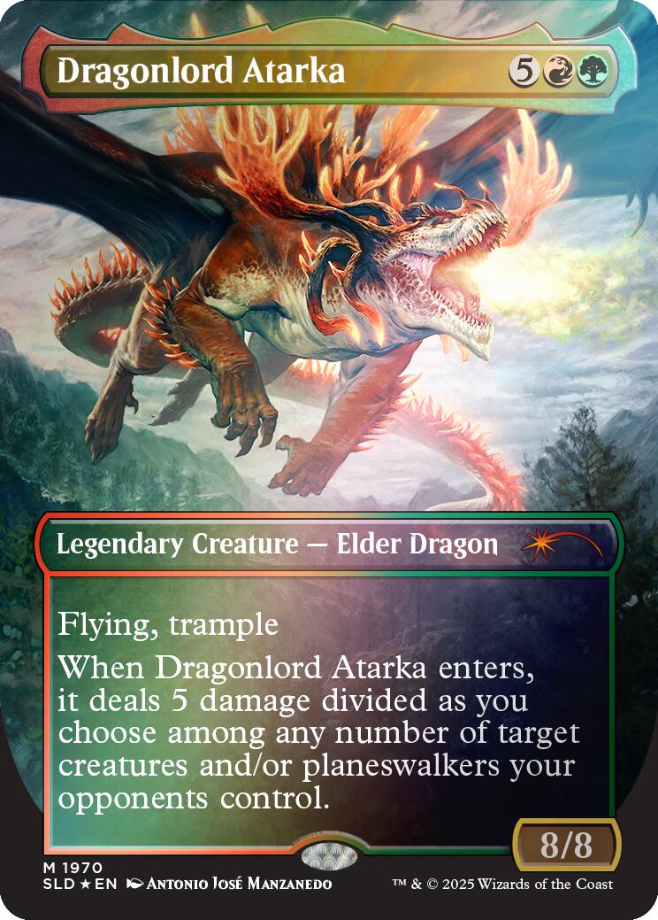 Dragonlord Atarka (Rainbow Foil) [Secret Lair Drop Series] | Card Merchant Takapuna