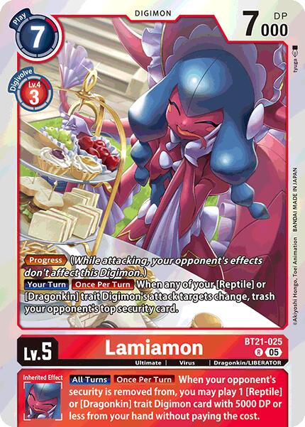 Lamiamon [BT21-025] [World Convergence] | Card Merchant Takapuna