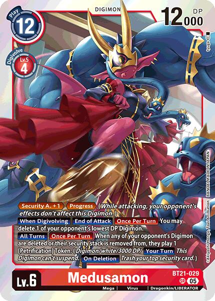 Medusamon [BT21-029] [World Convergence] | Card Merchant Takapuna