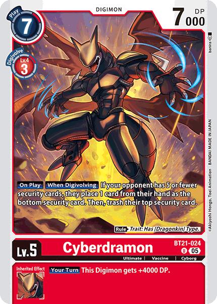 Cyberdramon [BT21-024] [World Convergence] | Card Merchant Takapuna