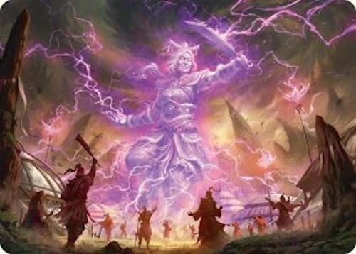 Smile at Death Art Card (4/54) [Tarkir: Dragonstorm Art Series] | Card Merchant Takapuna