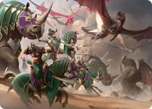 United Battlefront Art Card (5/54) [Tarkir: Dragonstorm Art Series] | Card Merchant Takapuna