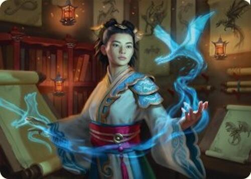 Dragonologist Art Card (6/54) [Tarkir: Dragonstorm Art Series] | Card Merchant Takapuna