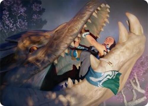 Jaws of Defeat Art Card (53/54) [Tarkir: Dragonstorm Art Series] | Card Merchant Takapuna