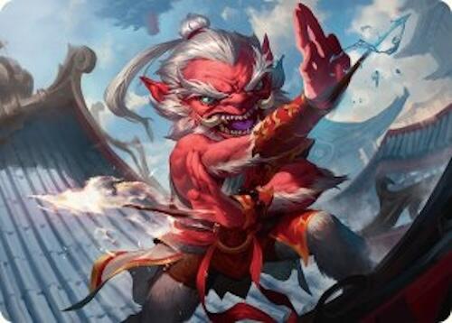 Devoted Duelist Art Card (15/54) [Tarkir: Dragonstorm Art Series] | Card Merchant Takapuna