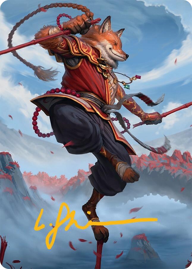 Equilibrium Adept Art Card (16/54) (Gold-Stamped Signature) [Tarkir: Dragonstorm Art Series] | Card Merchant Takapuna