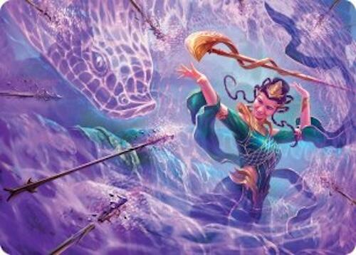 Snakeskin Veil Art Card (19/54) [Tarkir: Dragonstorm Art Series] | Card Merchant Takapuna