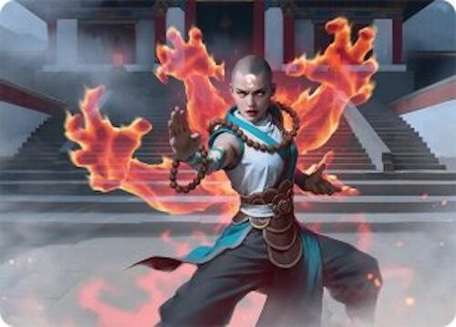 Flamehold Grappler Art Card (24/54) [Tarkir: Dragonstorm Art Series] | Card Merchant Takapuna