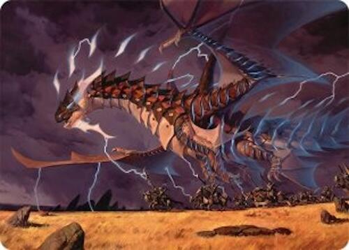 Neriv, Heart of the Storm Art Card (25/54) [Tarkir: Dragonstorm Art Series] | Card Merchant Takapuna