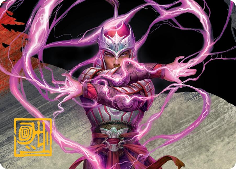 All-Out Assault Art Card (43/54) (Gold-Stamped Signature) [Tarkir: Dragonstorm Art Series] | Card Merchant Takapuna