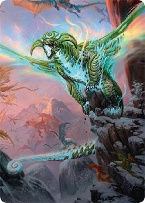 Ureni of the Unwritten Art Card (51/54) [Tarkir: Dragonstorm Art Series] | Card Merchant Takapuna
