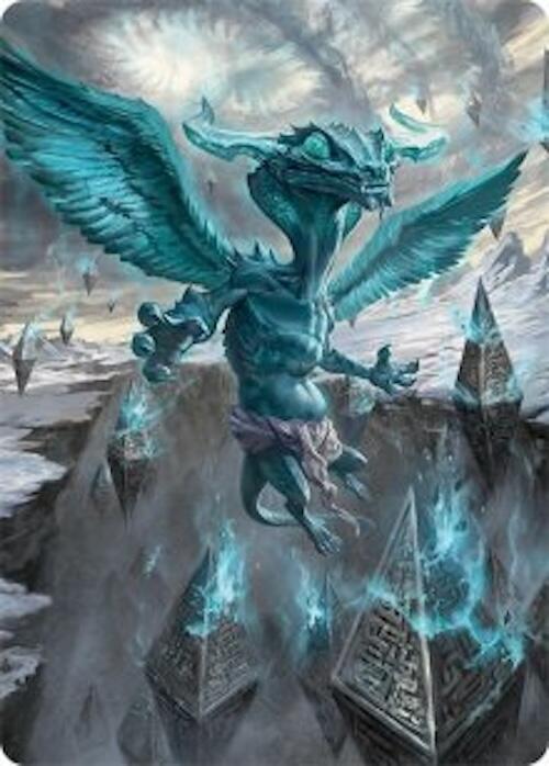 Ugin, Eye of the Storms Art Card (47/54) [Tarkir: Dragonstorm Art Series] | Card Merchant Takapuna