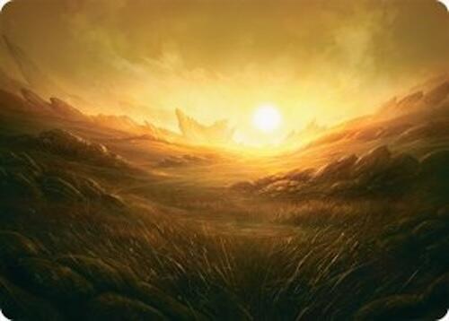 Plains Art Card (31/54) [Tarkir: Dragonstorm Art Series] | Card Merchant Takapuna