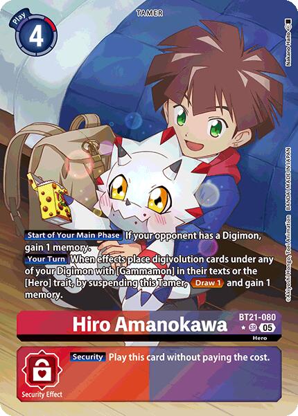 Hiro Amanokawa [BT21-080] (Alternate Art) [World Convergence] | Card Merchant Takapuna