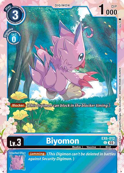 Biyomon [EX6-012] (Regulation Battle Vol. 1) [Infernal Ascension Promos] | Card Merchant Takapuna