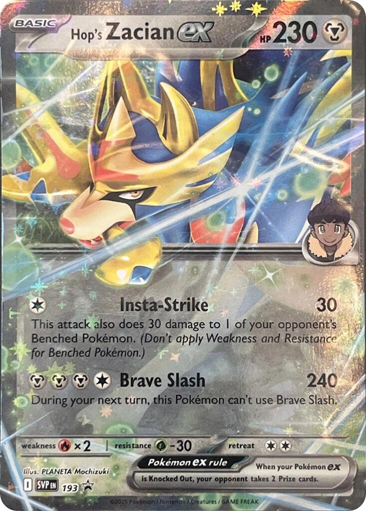 Hop's Zacian ex (SVP193) [Scarlet & Violet: Black Star Promos] | Card Merchant Takapuna
