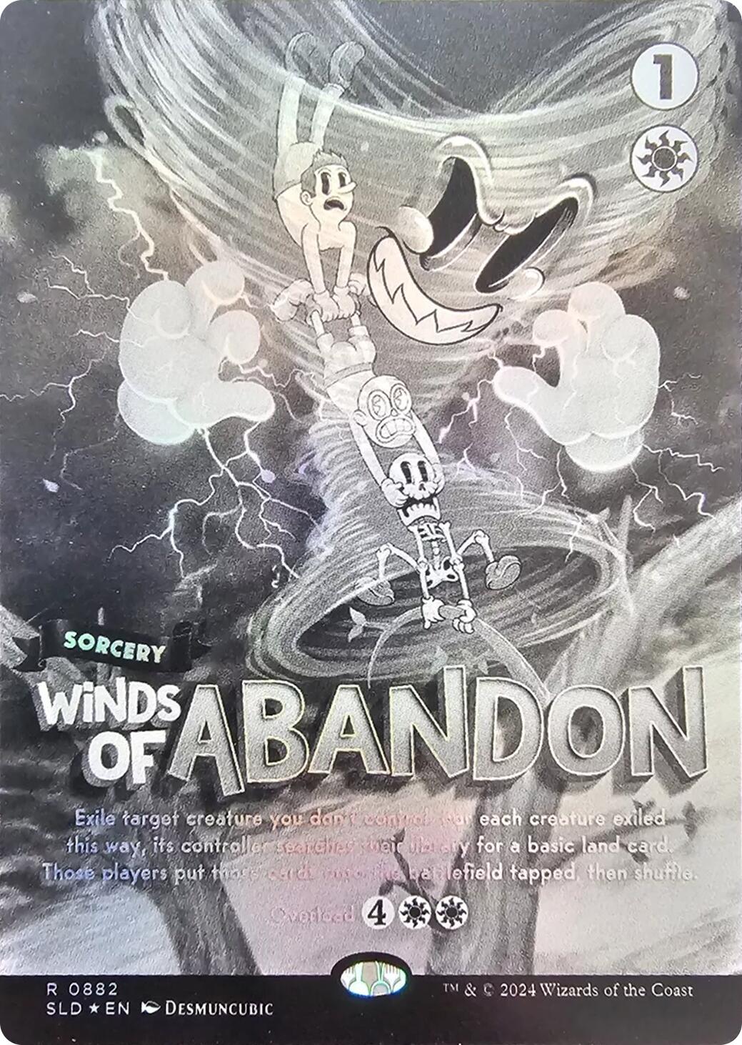 Winds of Abandon (Black & White Foil) [Secret Lair Drop Series] | Card Merchant Takapuna