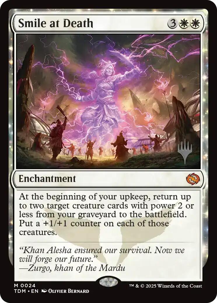 Smile at Death (Promo Pack) [Tarkir: Dragonstorm Promos] | Card Merchant Takapuna