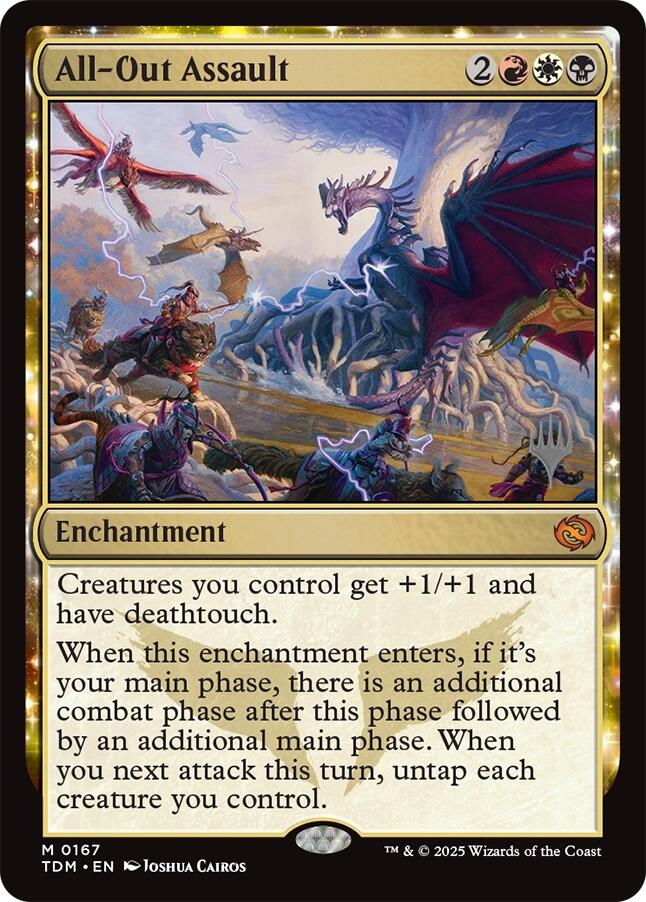 All-Out Assault [Tarkir: Dragonstorm Promos] | Card Merchant Takapuna