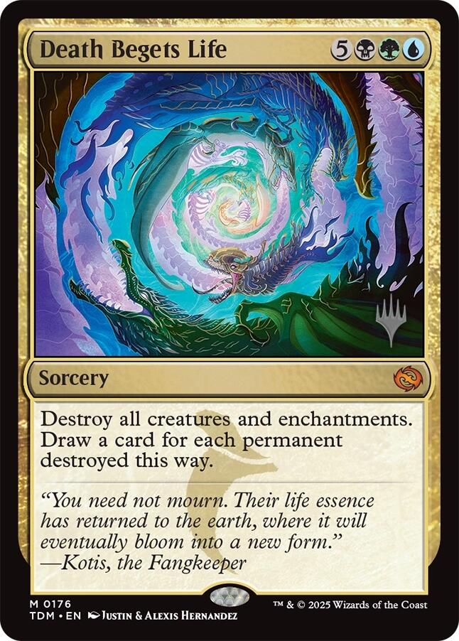 Death Begets Life [Tarkir: Dragonstorm Promos] | Card Merchant Takapuna