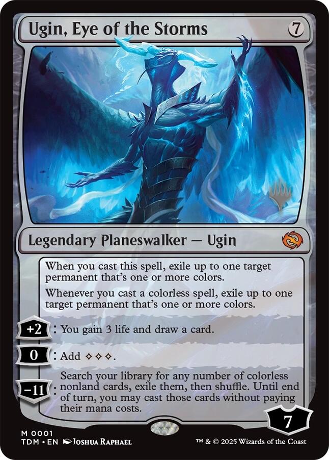 Ugin, Eye of the Storms [Tarkir: Dragonstorm Promos] | Card Merchant Takapuna
