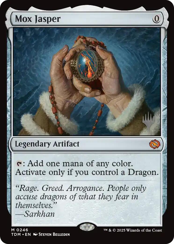 Mox Jasper [Tarkir: Dragonstorm Promos] | Card Merchant Takapuna