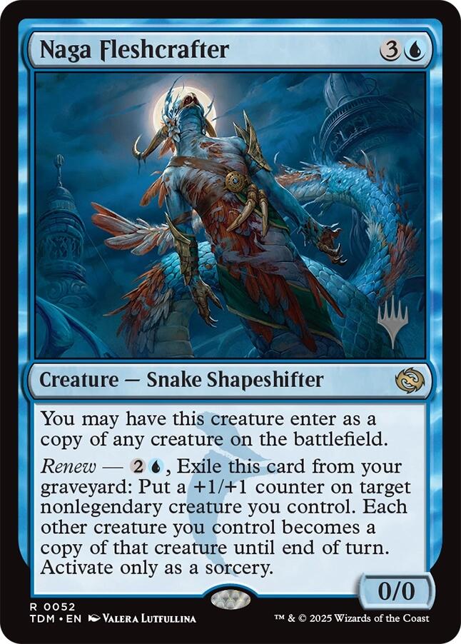 Naga Fleshcrafter [Tarkir: Dragonstorm Promos] | Card Merchant Takapuna