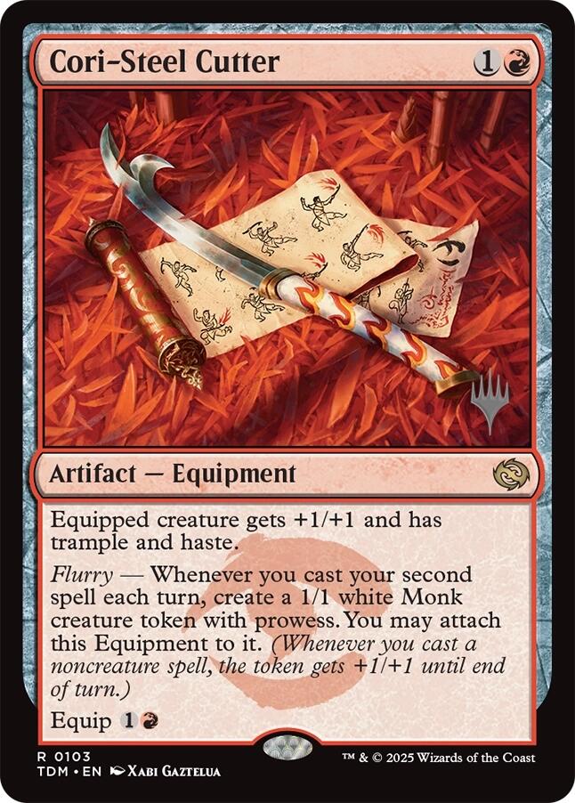 Cori-Steel Cutter [Tarkir: Dragonstorm Promos] | Card Merchant Takapuna