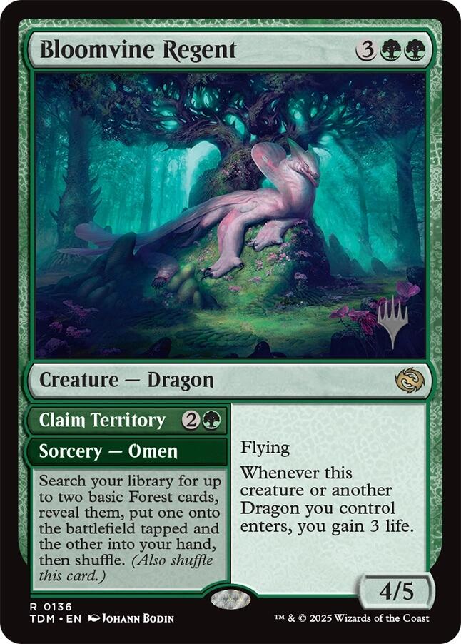 Bloomvine Regent [Tarkir: Dragonstorm Promos] | Card Merchant Takapuna