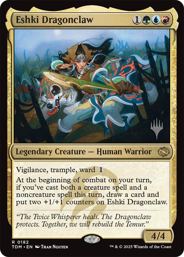 Eshki Dragonclaw [Tarkir: Dragonstorm Promos] | Card Merchant Takapuna