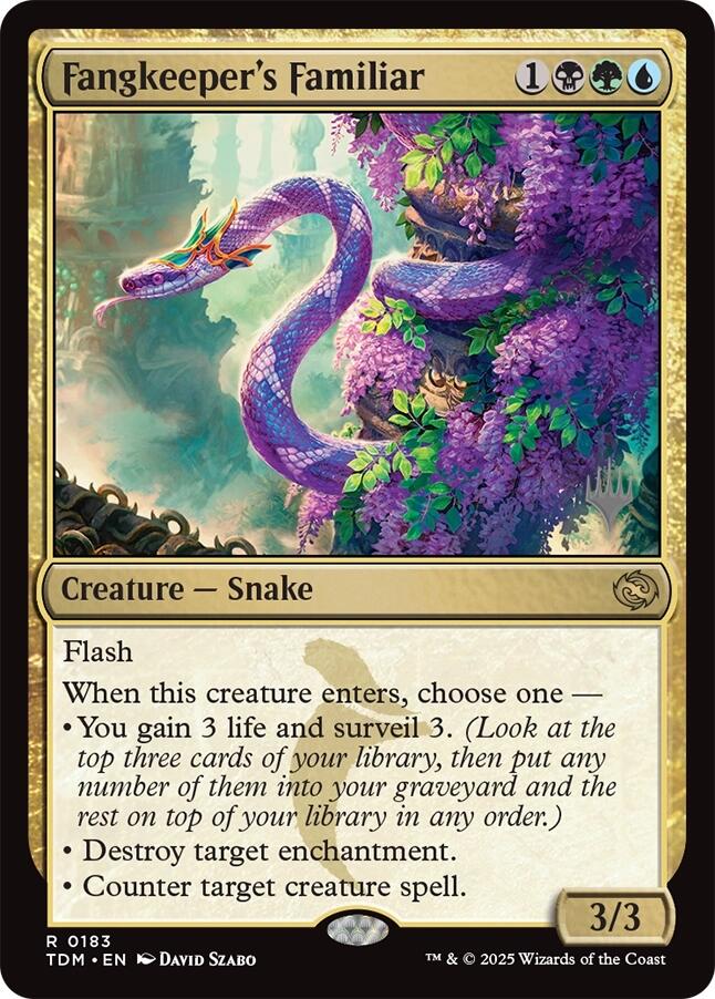 Fangkeeper's Familiar [Tarkir: Dragonstorm Promos] | Card Merchant Takapuna