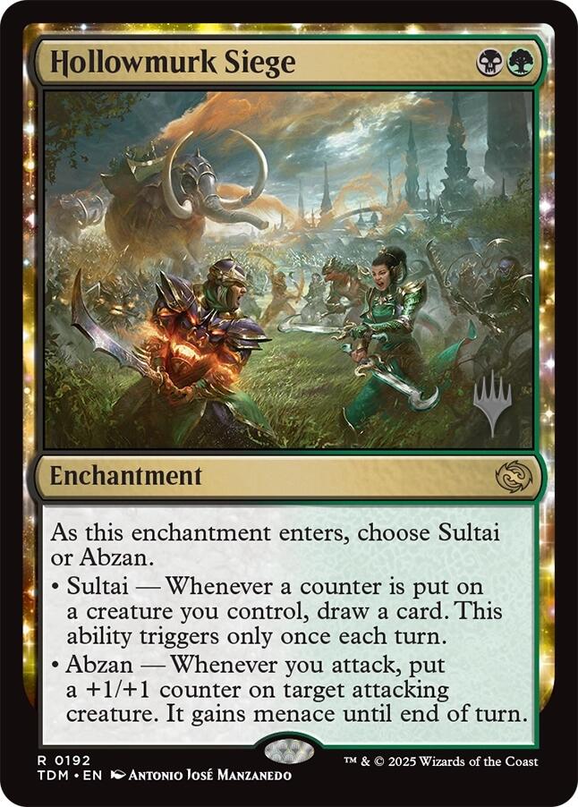 Hollowmurk Siege [Tarkir: Dragonstorm Promos] | Card Merchant Takapuna