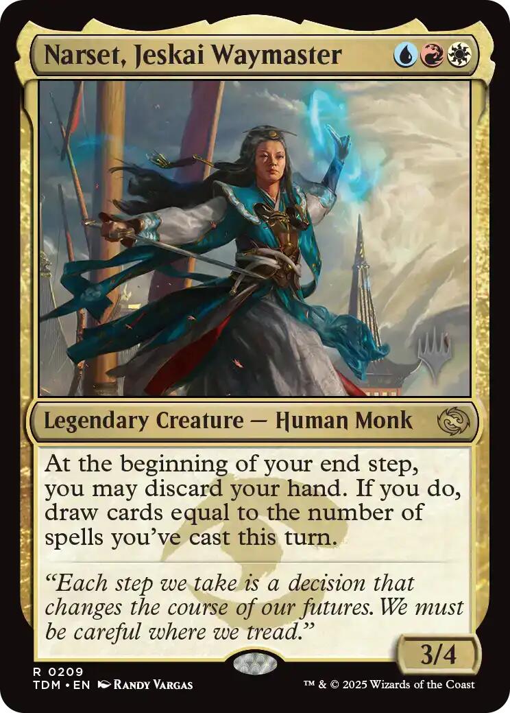 Narset, Jeskai Waymaster [Tarkir: Dragonstorm Promos] | Card Merchant Takapuna