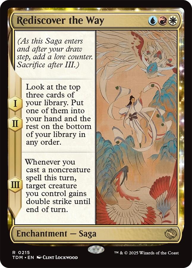 Rediscover the Way (Promo Pack) [Tarkir: Dragonstorm Promos] | Card Merchant Takapuna