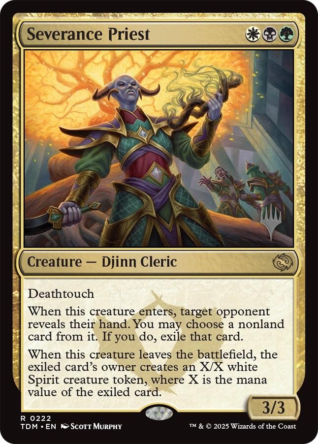 Severance Priest [Tarkir: Dragonstorm Promos] | Card Merchant Takapuna