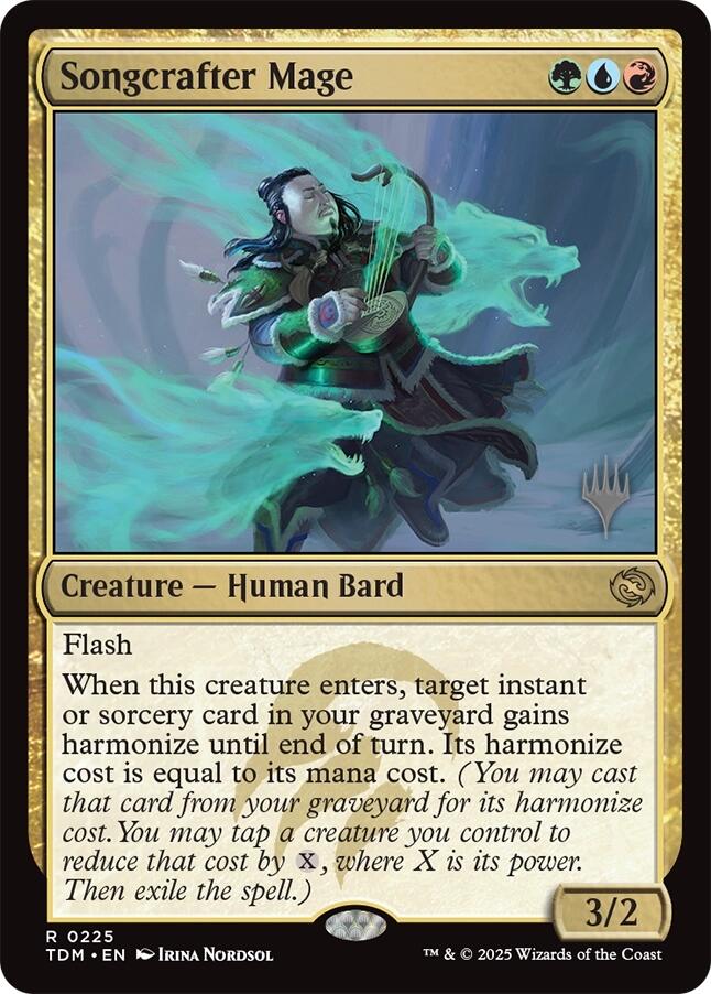 Songcrafter Mage (Promo Pack) [Tarkir: Dragonstorm Promos] | Card Merchant Takapuna