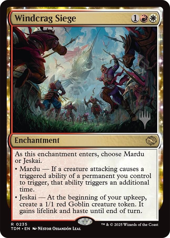 Windcrag Siege [Tarkir: Dragonstorm Promos] | Card Merchant Takapuna