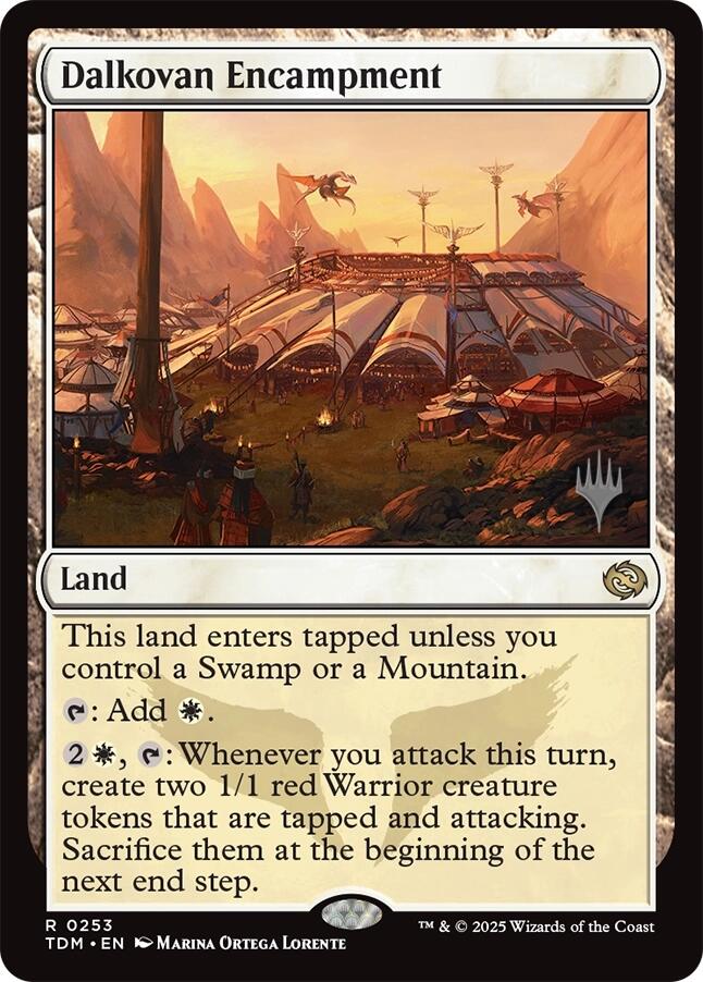 Dalkovan Encampment [Tarkir: Dragonstorm Promos] | Card Merchant Takapuna