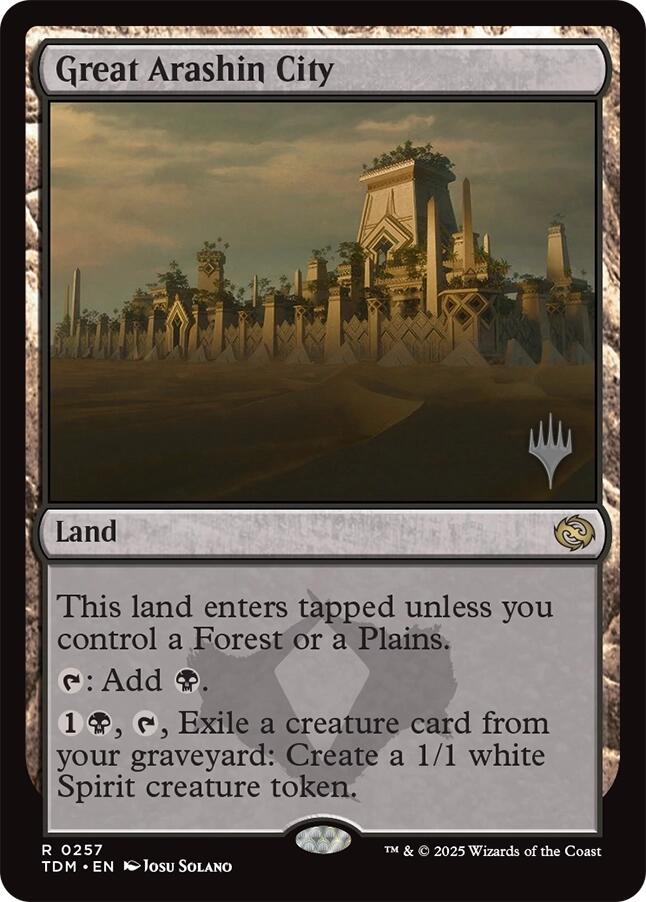 Great Arashin City [Tarkir: Dragonstorm Promos] | Card Merchant Takapuna