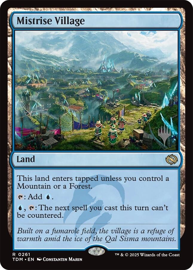 Mistrise Village [Tarkir: Dragonstorm Promos] | Card Merchant Takapuna