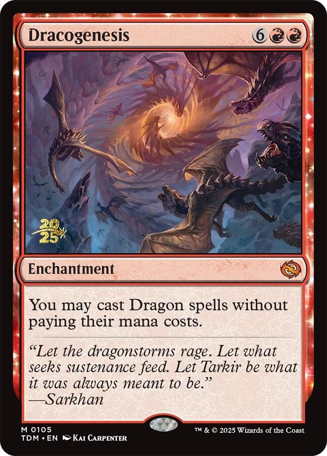 Dracogenesis [Tarkir: Dragonstorm Prerelease Promos] | Card Merchant Takapuna