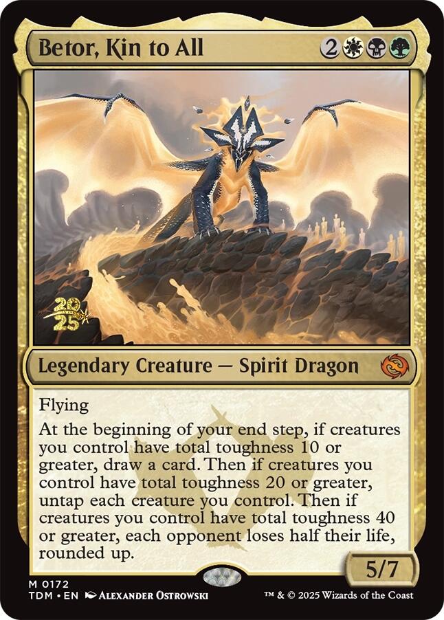 Betor, Kin to All [Tarkir: Dragonstorm Prerelease Promos] | Card Merchant Takapuna
