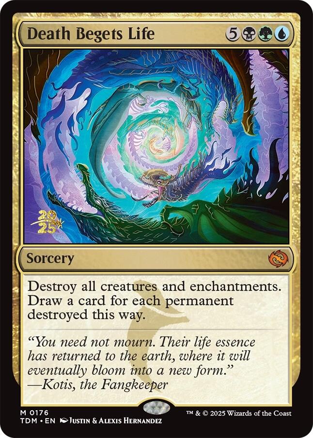 Death Begets Life [Tarkir: Dragonstorm Prerelease Promos] | Card Merchant Takapuna