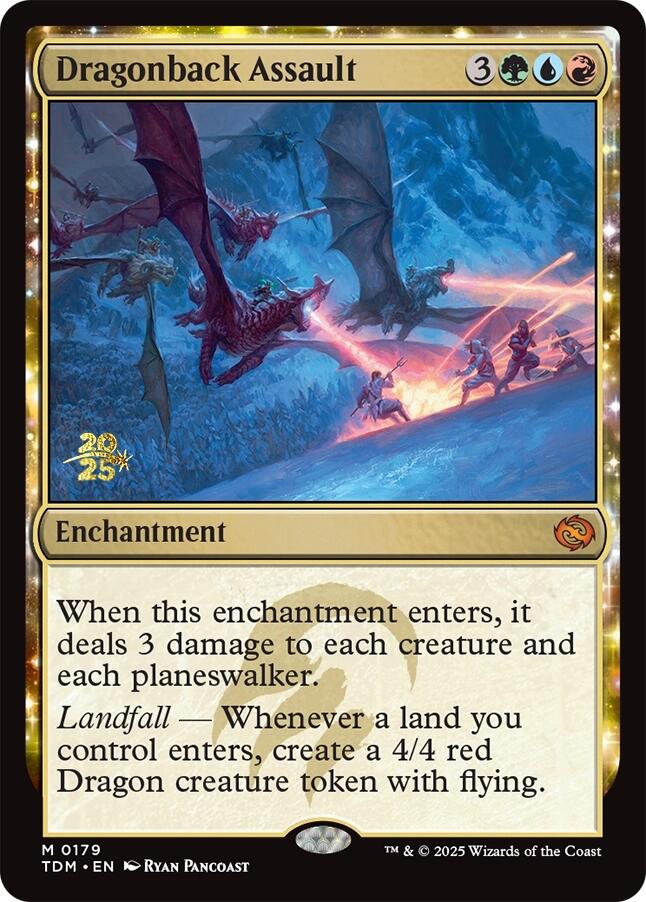 Dragonback Assault [Tarkir: Dragonstorm Prerelease Promos] | Card Merchant Takapuna