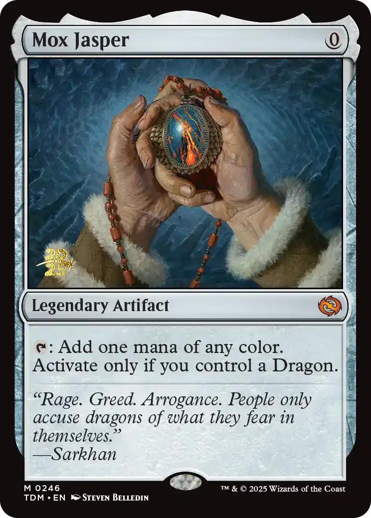 Mox Jasper [Tarkir: Dragonstorm Prerelease Promos] | Card Merchant Takapuna
