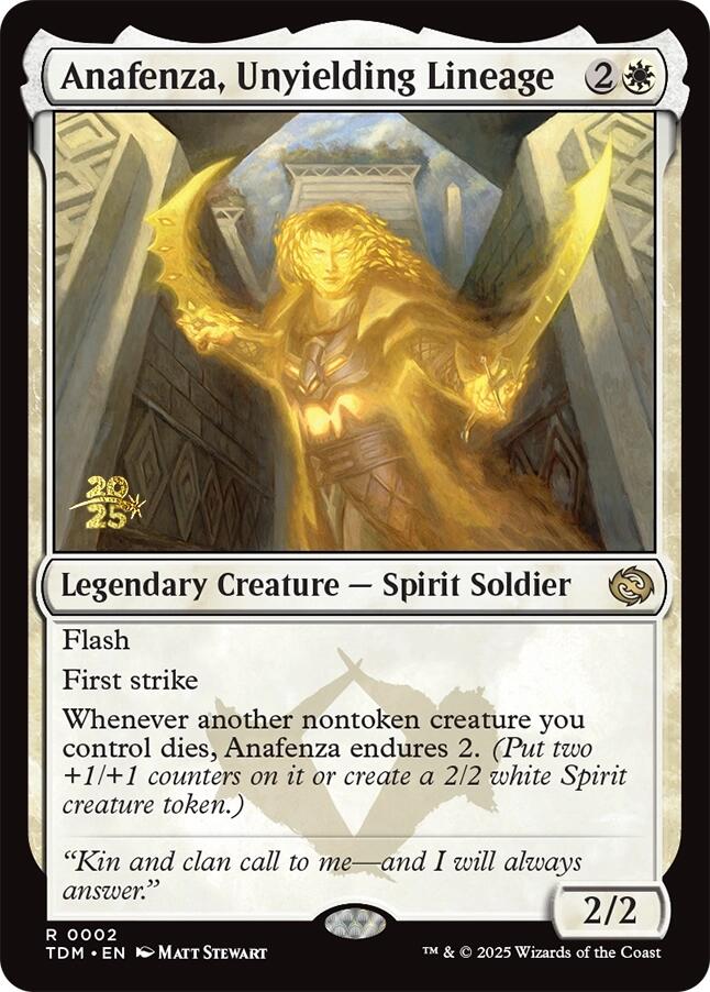 Anafenza, Unyielding Lineage [Tarkir: Dragonstorm Prerelease Promos] | Card Merchant Takapuna
