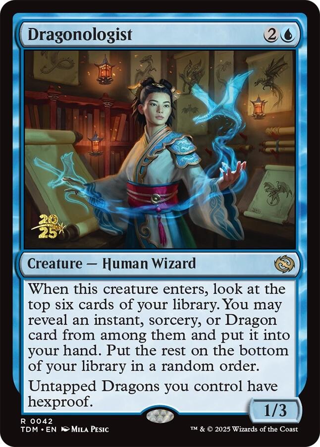 Dragonologist [Tarkir: Dragonstorm Prerelease Promos] | Card Merchant Takapuna